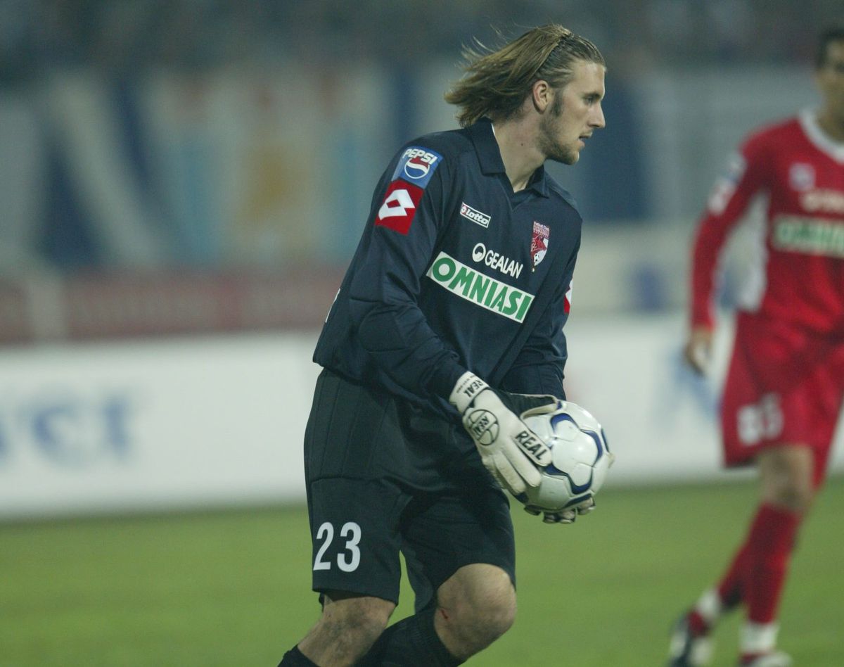 Gregory Delwarte - imagini de arhivă cu fostul portar belgian al lui Dinamo