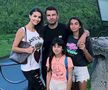 Adrian Mutu și Sandra, în vacanță alături de cele două fete pe care acesta le are cu Consuelo