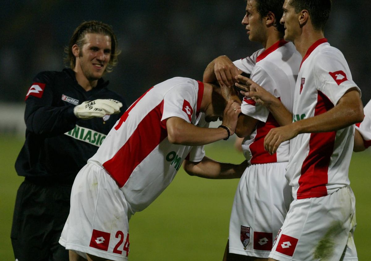 Gregory Delwarte - imagini de arhivă cu fostul portar belgian al lui Dinamo