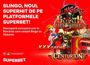 Descoperă noile superhituri de pe platforma Superbet Games, jocurile de Slingo!