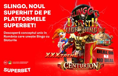 Descoperă noile superhituri de pe platforma Superbet Games, jocurile de Slingo!
