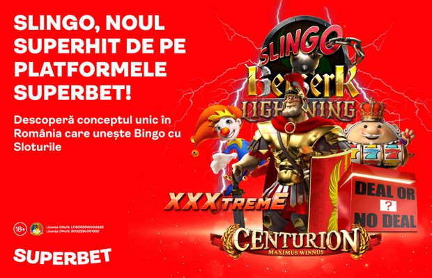 Descoperă noile superhituri de pe platforma Superbet Games, jocurile de Slingo!
