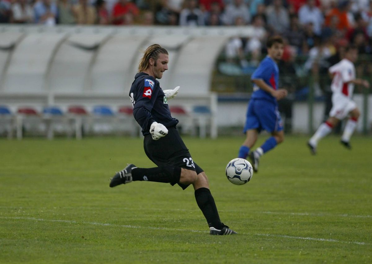 Gregory Delwarte - imagini de arhivă cu fostul portar belgian al lui Dinamo
