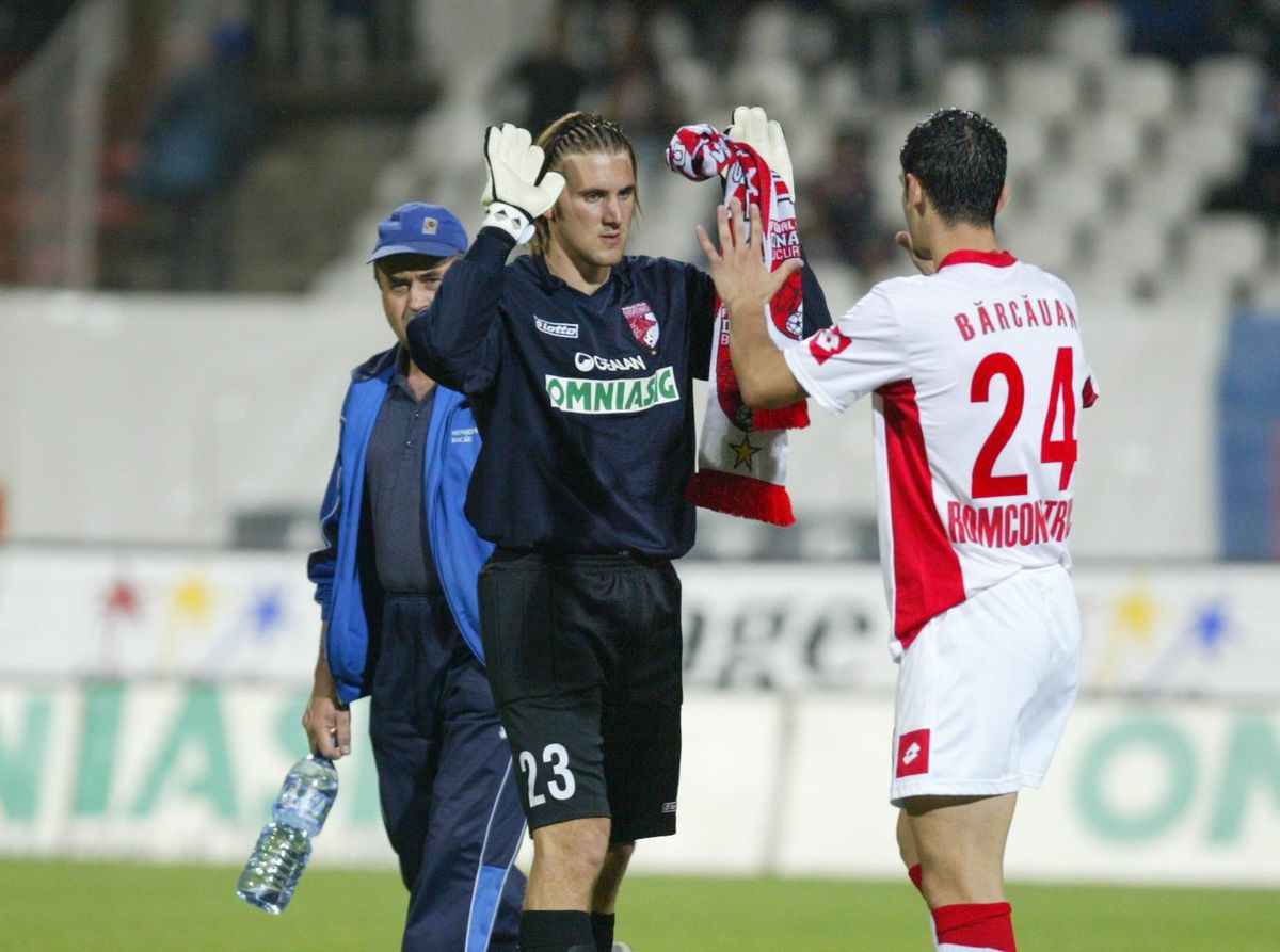 Gregory Delwarte - imagini de arhivă cu fostul portar belgian al lui Dinamo
