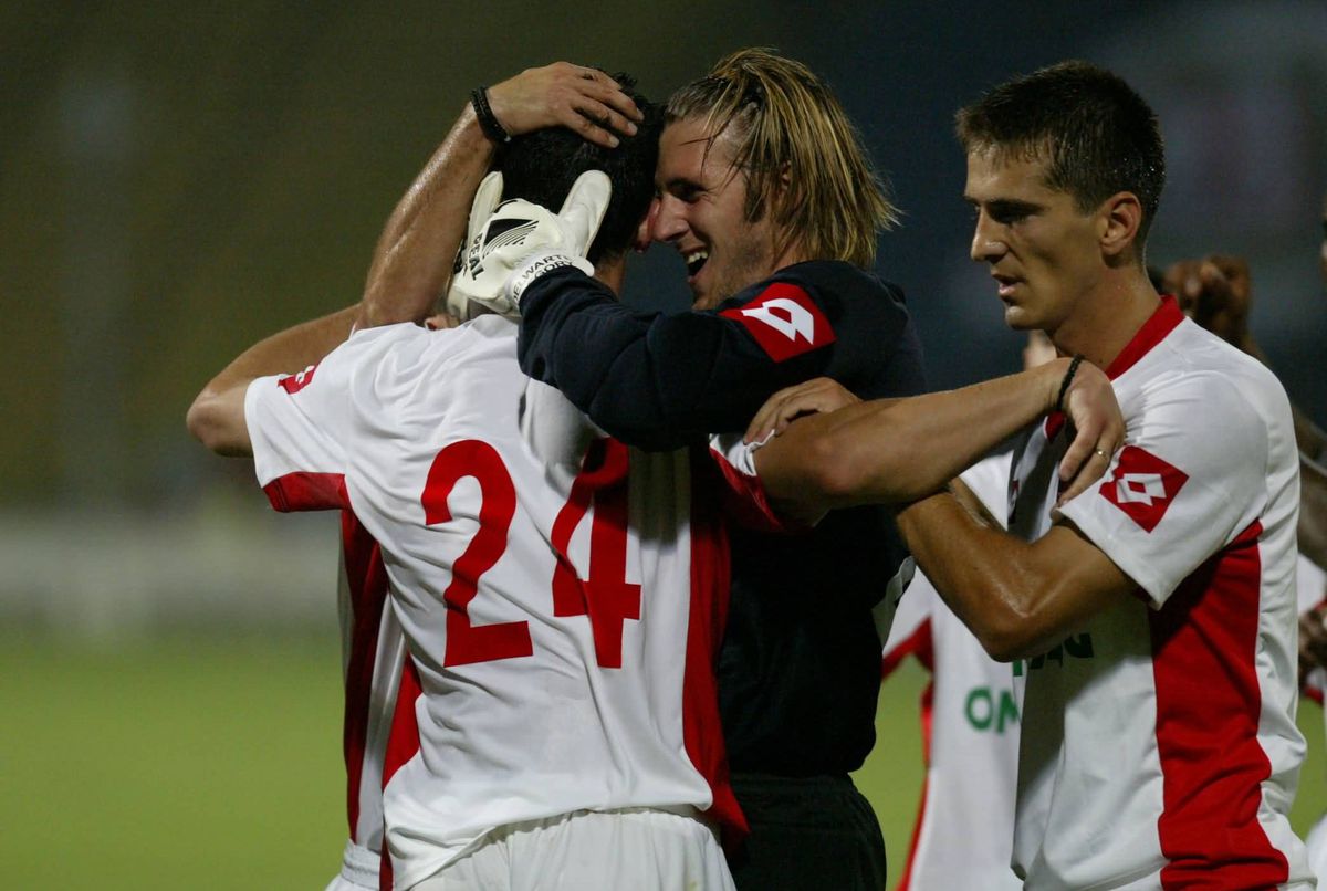 Gregory Delwarte - imagini de arhivă cu fostul portar belgian al lui Dinamo