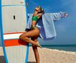 Izabel Goulart, parteneră goalkeeper-ului neamț Kevin Trapp, s-a fotografiat în Qatar, pe plajă