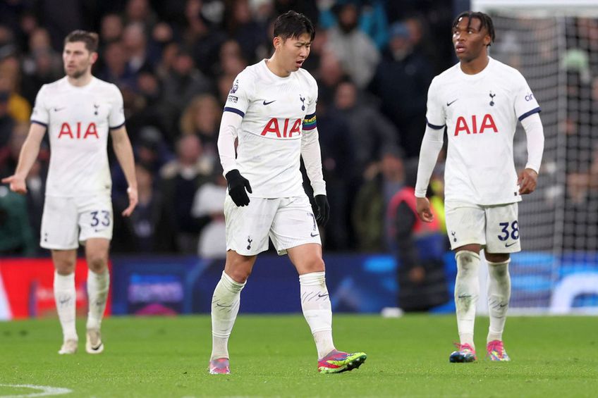 Heung-Min Son (31 de ani), căpitanul lui Tottenham, a fost extrem de nervos după înfrângerea cu West Ham, scor 1-2, în etapa #15 din Premier League/ foto Imago Images