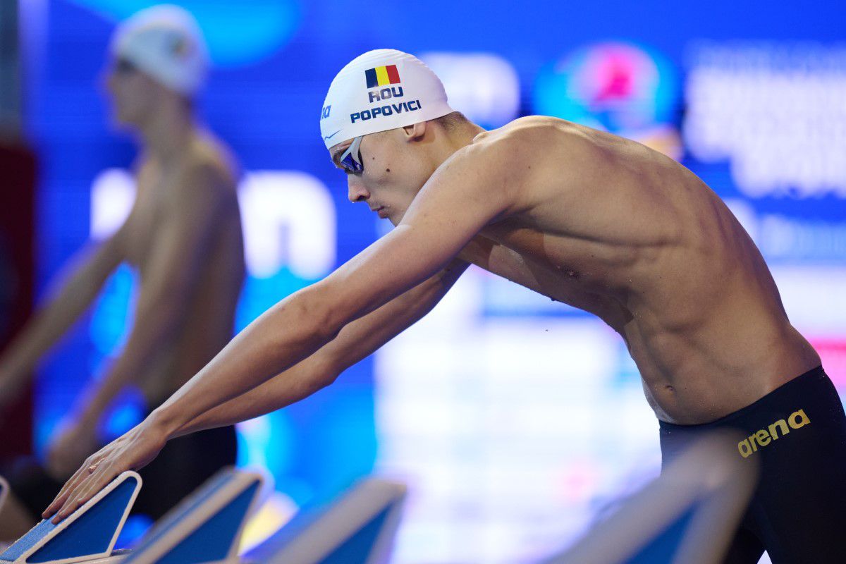 David Popovici dezvăluie ce l-a impresionat în semifinala de la 200 m liber: „E frumos să înoți acasă”