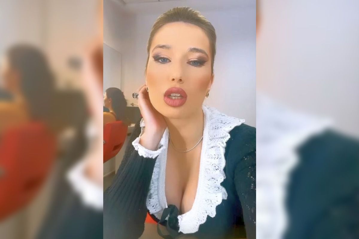 Focus pe decolteu! Cum s-a filmat Maria Iordănescu pe Instagram