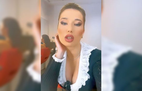 Focus pe decolteu! Cum s-a filmat Maria Iordănescu pe Instagram