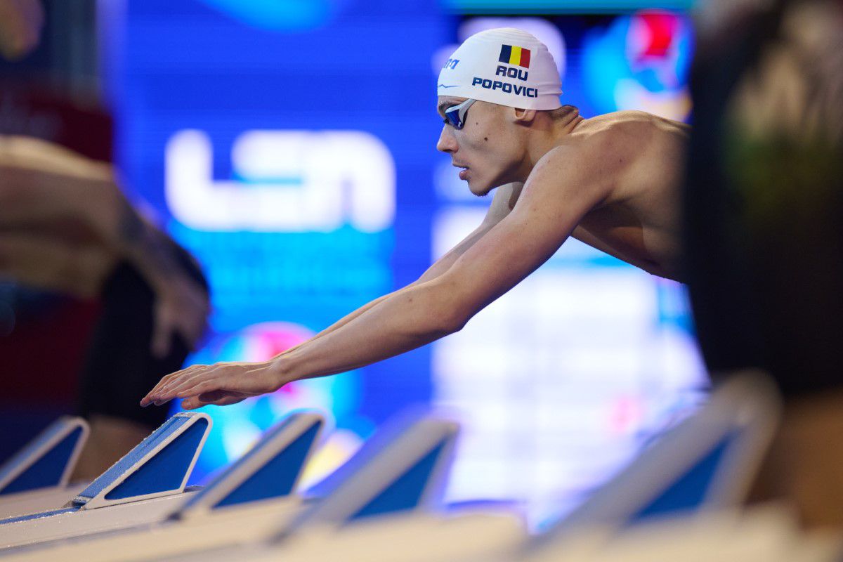 David Popovici dezvăluie ce l-a impresionat în semifinala de la 200 m liber: „E frumos să înoți acasă”