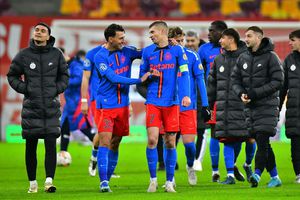 Nu s-a văzut la TV: ce au scandat jucătorii de la FCSB la centrul terenului, imediat după ce au devenit lideri în Superliga