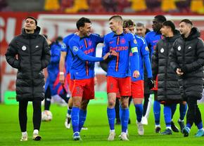 Nu s-a văzut la TV: ce au scandat jucătorii de la FCSB la centrul terenului, imediat după ce au devenit lideri în Superliga