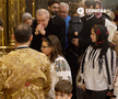 Gigi Becali la Sfânta Liturghie. FOTO: Captură Trinitas TV