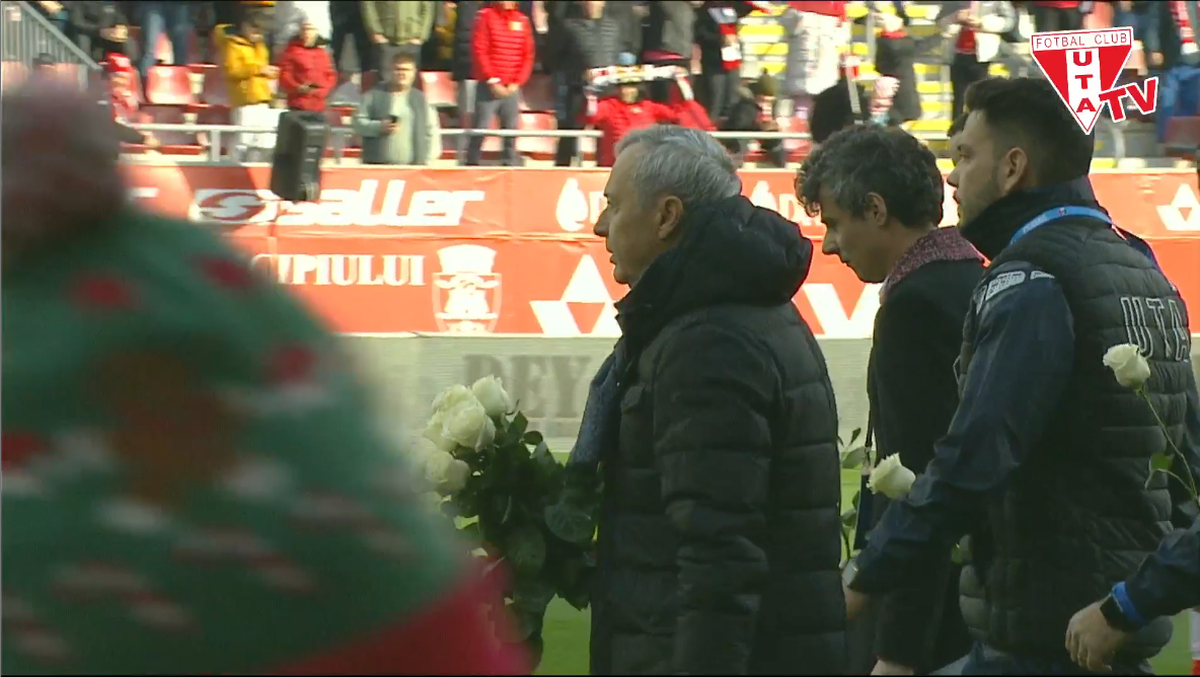 Moment emoționant în memoria lui Duckadam la UTA Arad- Unirea Slobozia
