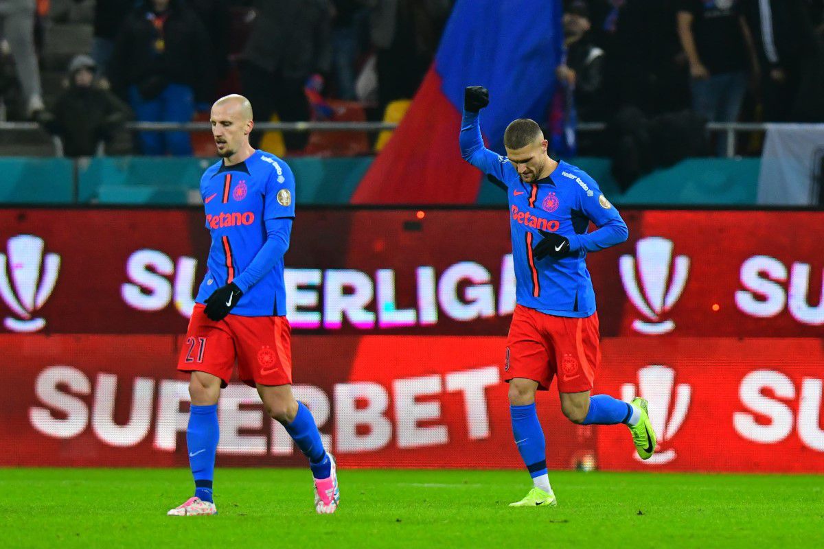 FCSB - FC Botoșani 2-1 » De pe 13 pe 1 în nici trei luni! Campioana o detronează pe Dinamo și e din nou pe „acoperișul” Superligii, o premieră în actuala stagiune