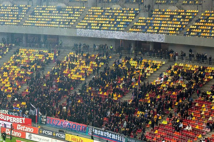 Asistență redusă pe Arena Națională