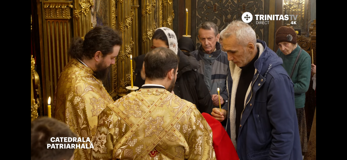 Gigi Becali la biserică - 8 decembrie 2024