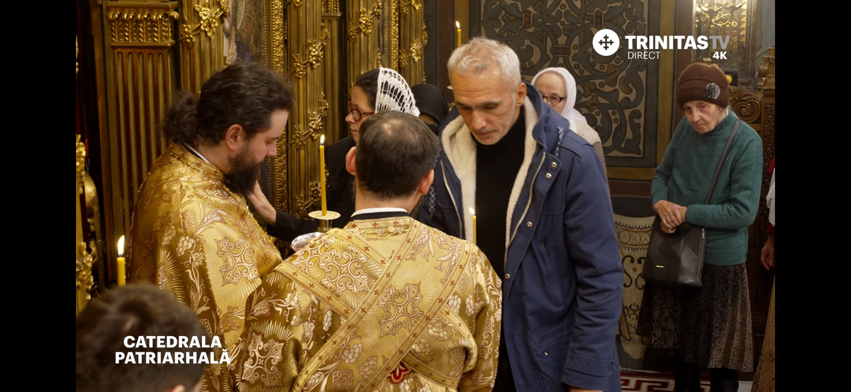 Gigi Becali la biserică - 8 decembrie 2024