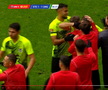 Eroare de arbitraj în Steaua - Ungheni, foto: captură de ecran Prima Sport