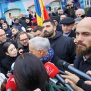 Călin Georgescu, la secția de votare din Mogoșoaia duminică dimineața / FOTO: Remus Dinu, Andrei Furnigă (GSP)