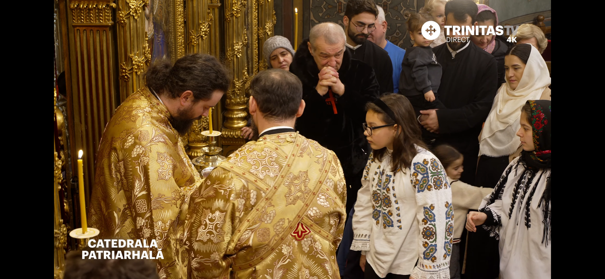 Gigi Becali la biserică - 8 decembrie 2024