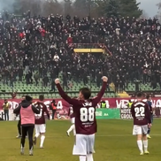 Gestul obscen făcut de Adem Ljajic / foto: captură fk_sarajevo_hz