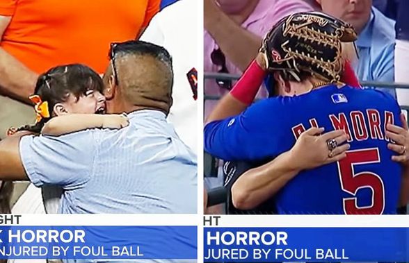 VIDEO O fetiță s-a ales cu craniul fracturat la un meci de baseball: „A fost ca un atac cerebral” » MLB a cerut măsuri DRASTICE pe toate stadioanele
