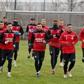 Jucătorii lui Dinamo s-au antrenat astăzi la Săftica. Sursă foto: FC Dinamo Official
