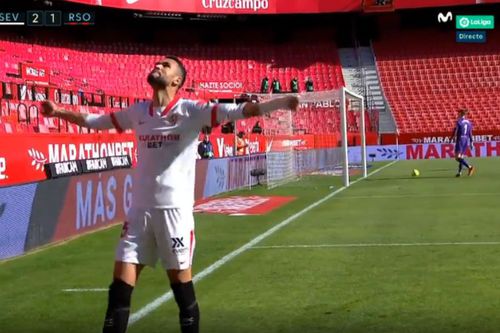 FC Sevilla - Real Sociedad / Captură Twitter