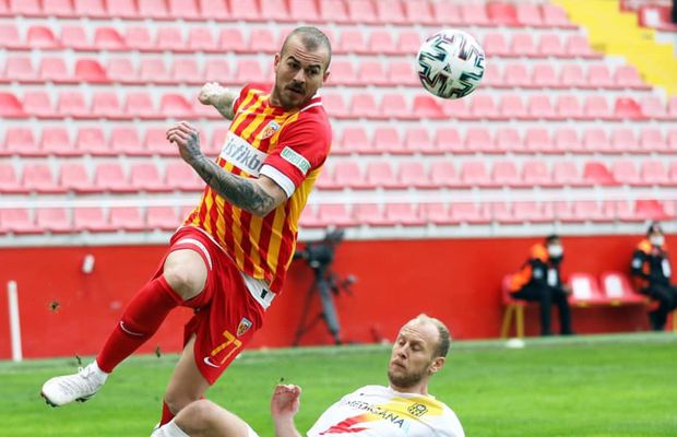 Denis Alibec a ratat un penalty pentru Kayserispor în campionatul Turciei