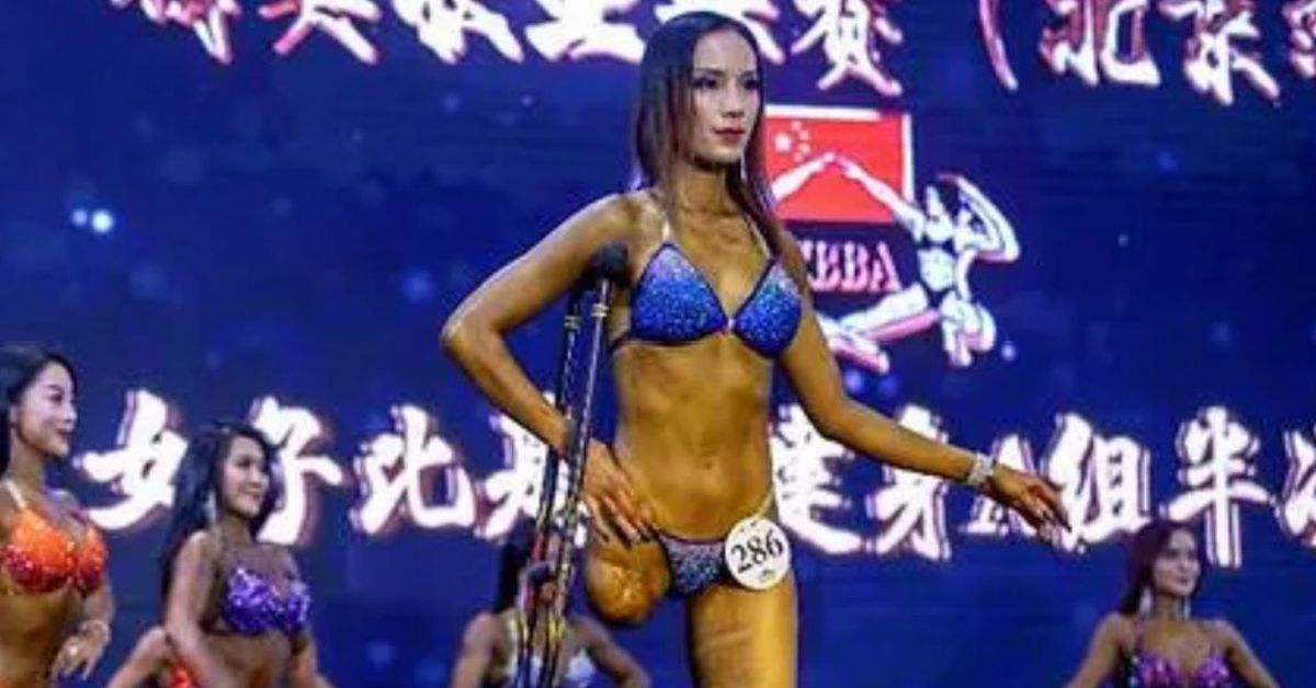 VIDEO&FOTO Cine e Gui Yuna, culturista cu un singur picior care a cucerit inimile chinezilor: „M-au numit pisică cu trei picioare”
