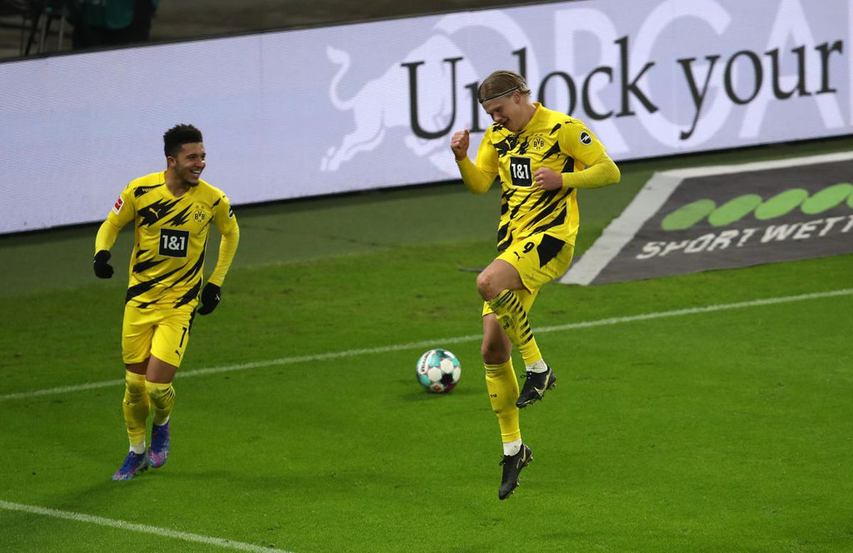 Haaland, „dublă” în Leipzig - Dortmund 1-3 / FOTO: GettyImages