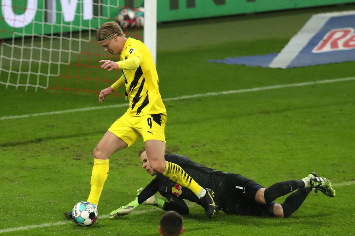 FOTO Erling Haaland, dominant în derby-ul Leipzig - Dortmund! Două goluri de mare atacant