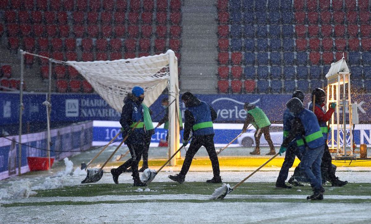 Thibaut Courtois, furios după meciul cu Osasuna disputat pe un teren înghețat: „Nu suntem marionetele Ligii”