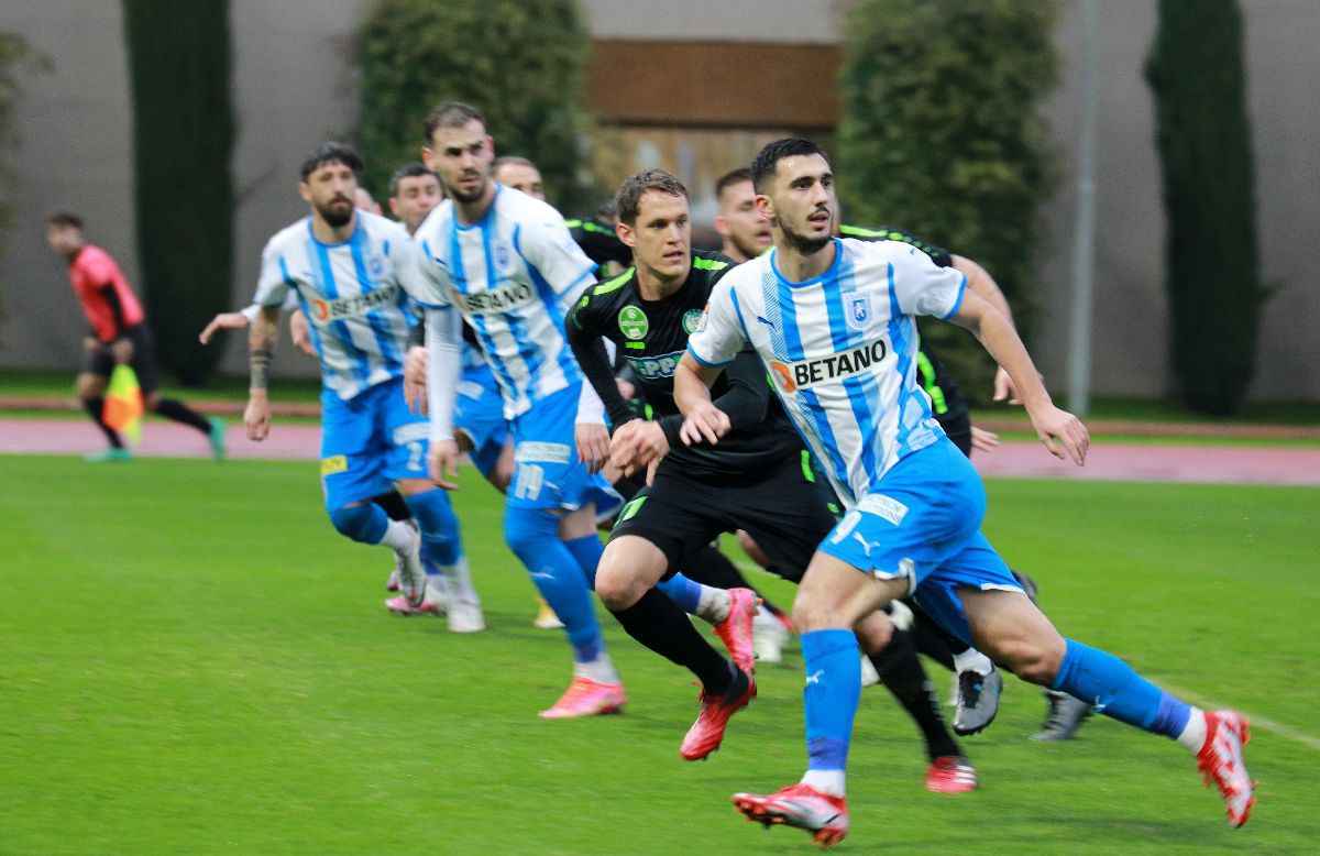 Universitatea Craiova - Paksi, primul amical al oltenilor în Turcia