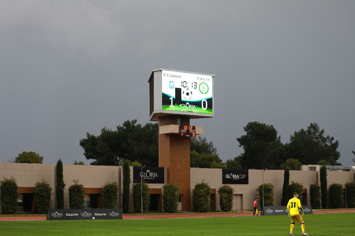 Universitatea Craiova - Paksi, primul amical al oltenilor în Turcia