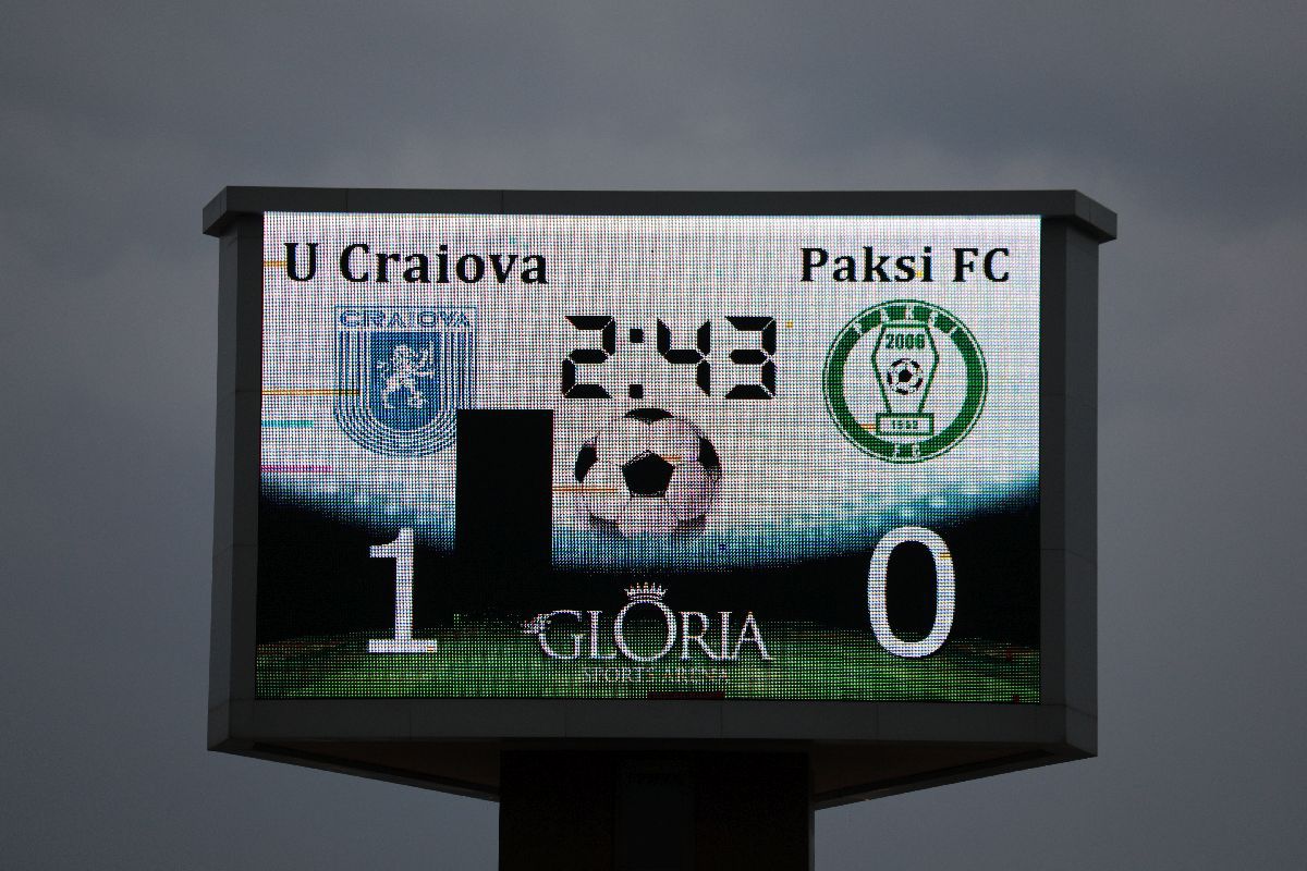 Universitatea Craiova - Paksi, primul amical al oltenilor în Turcia