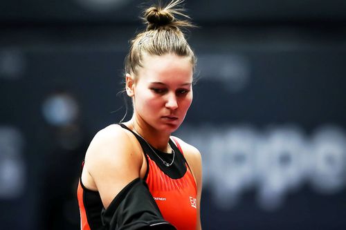Veronika Kudermetova a pierdut în două seturi finala împotriva Simonei Halep, foto: Imago