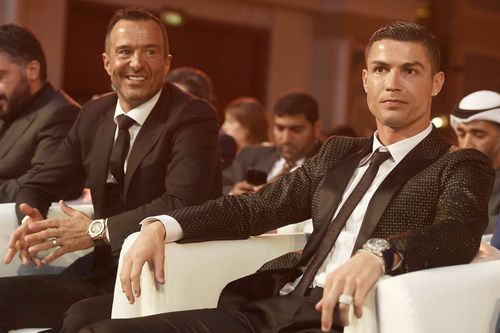 Cristiano Ronaldo, alături de Jorge Mendes // foto: Imago Images