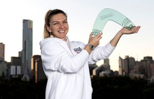 Simona Halep s-a pozat alături de trofeul cucerit la Melbourne și le-a transmis un mesaj fanilor: „A fost uimitor!”