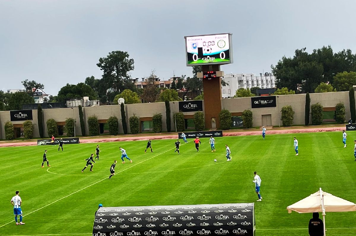 Universitatea Craiova - Paksi, primul amical al oltenilor în Turcia