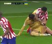Imagini incredibile în Atletico Madrid - Barcelona » Ferran Torres și Stefan Savic s-au încăierat pe teren