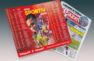 Afișul Anul Sportiv 2023 – gratuit cu Gazeta Sporturilor