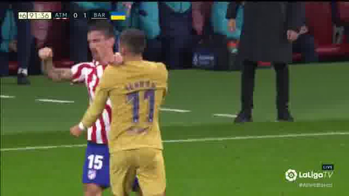 Conflict Ferran Torres cu Stefan Savic