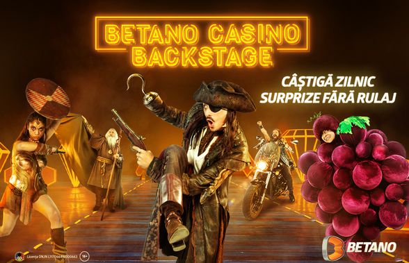 Betano te invită să cunoști pirații din Casino Backstage!