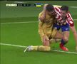 Imagini incredibile în Atletico Madrid - Barcelona » Ferran Torres și Stefan Savic s-au încăierat pe teren
