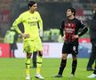 Ciprian Tătărușanu, în stânga, după AC Milan - AS Roma // foto: Guliver/gettyimages