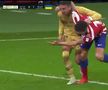 Imagini incredibile în Atletico Madrid - Barcelona » Ferran Torres și Stefan Savic s-au încăierat pe teren