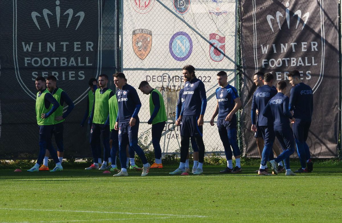 Pintilii e șeful, Filip și Stoica „secunzi” » Cum arată antrenamentele FCSB din Turcia + Echipa roș-albastră stă în hotel cu formația care i-a ofertat un titular